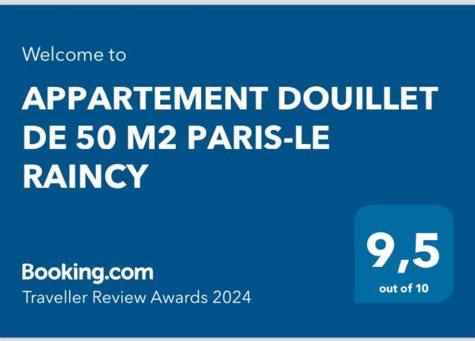 Doux Cocon De 50 M2 Paris-Le Raincy Apartment Exterior photo
